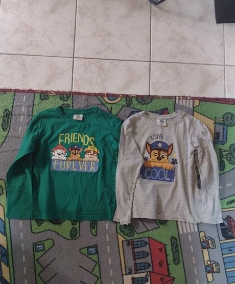 Tričká 2ks nickelodeon, veľkosť 110-116., nickelodeon,110