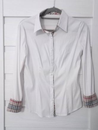 Biela slim košeľa l, l