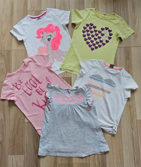 Tričká 5ks, f&f,122