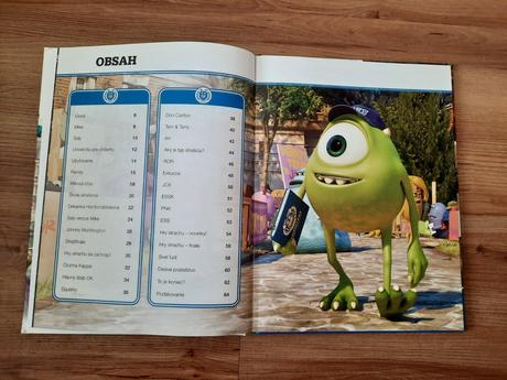 Kniha disney pixar "príšerky", 