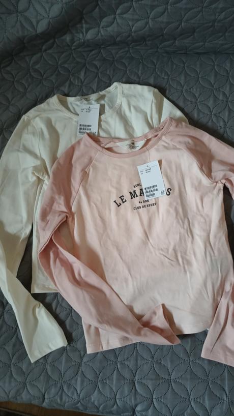 Tričko cropp, h&m,152