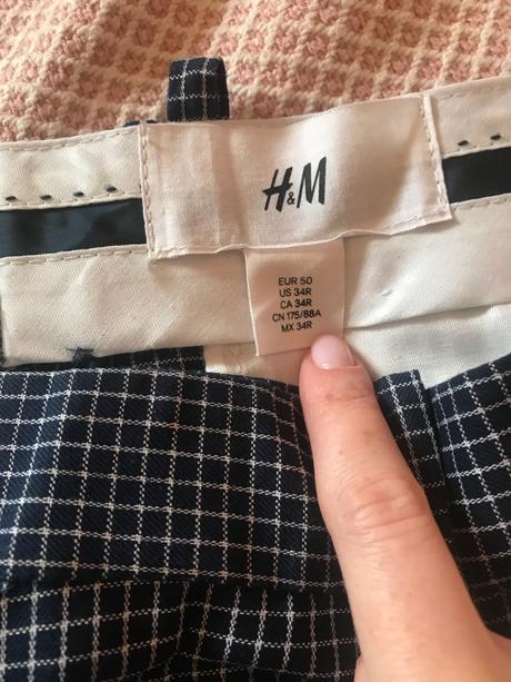 Pánske nohavice skinny h&m, h&m,m