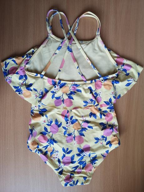 Svetložlté plavky s citrusmi v. 134/140, lindex,134