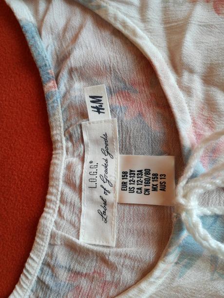 Dievčenská blúzočka 152-158, h&m,158