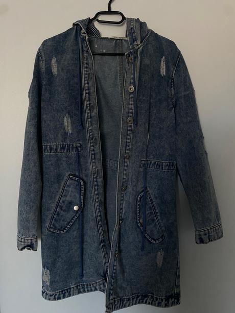 Predĺžená riflová bunda, m