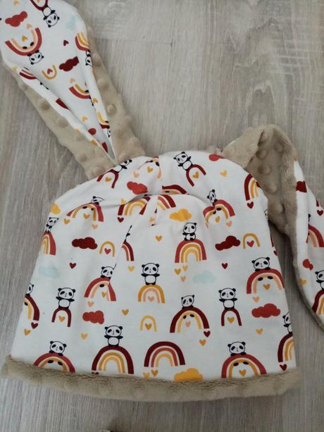 Ciapky s usami s minky, satka, celenka, 