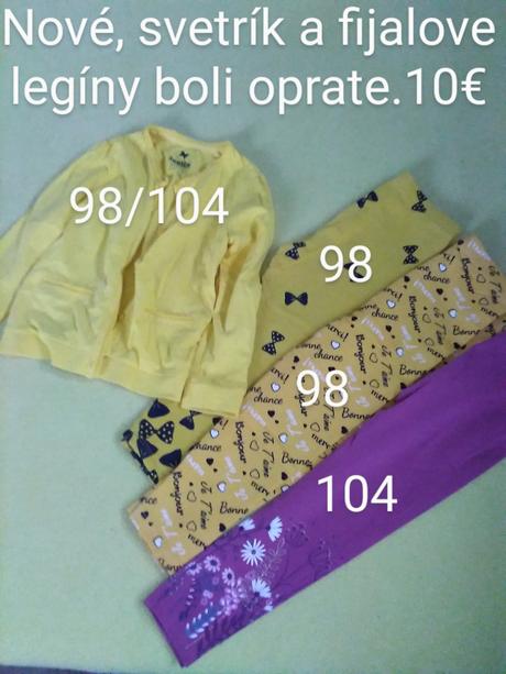 Mix oblečenia, 86–98