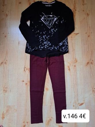 Legíny a tricko 146, reserved,146