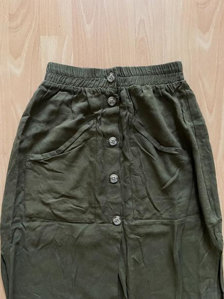 Tmavozelená sukňa pull&bear s, pull&bear,s