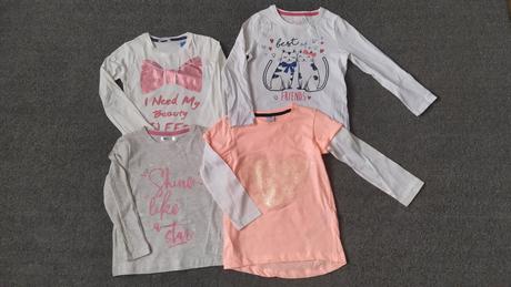 Veľ 116 tričká s dlhým rukávom, f&f,116