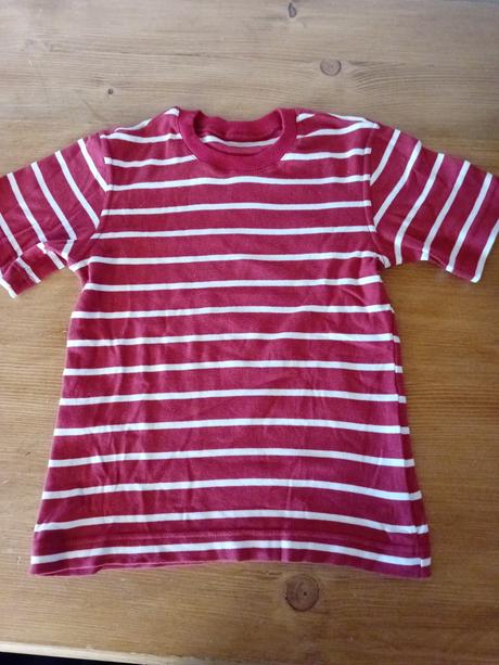 Nové pásikavé tričko, 122 / 128