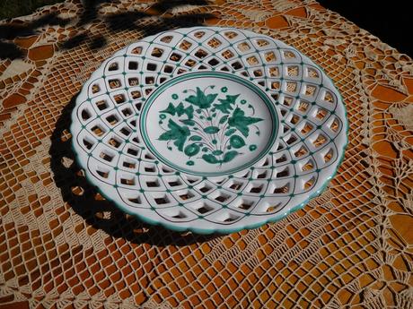 Modra tanier do zelenkava, 