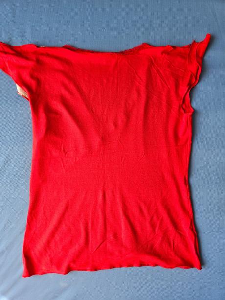 Ohnivočervené tričko s drakom, m