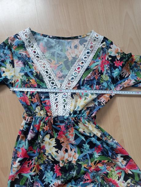 Letné farebné mini saty, xs
