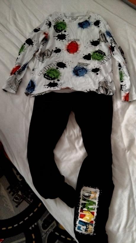 Pyžamo marvel č.134/140, marvel,134