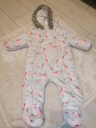 Zimný overal unicorn f&f č. 68/74, f&f,68