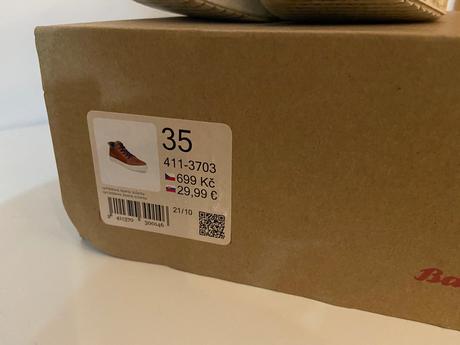 Stylove hnede clenkove topanky baťa, baťa,35