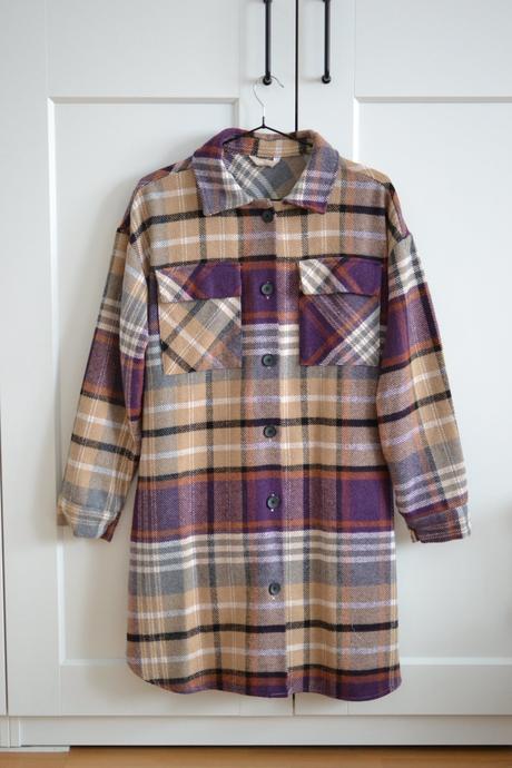 Károvaná bunda m/l, m