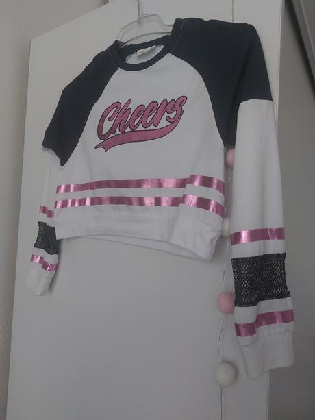 Dievčenské crop tričko dlhý rukáv, coccodrillo,146