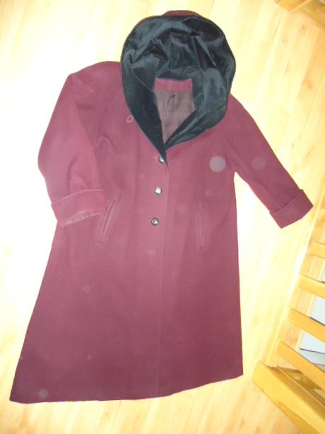 Bordový kabát veľ. 40 - 42, 40