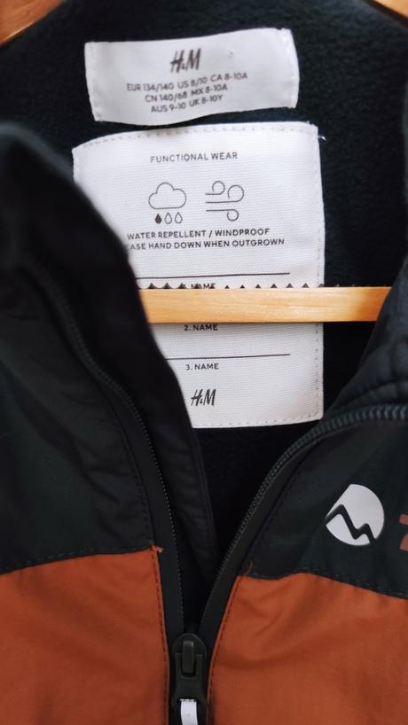 Chlapčenská h&m bunda, h&m,140