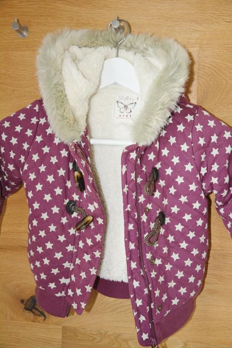 Hviezdičková zateplená bunda, next,104
