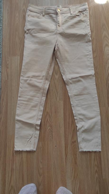 Dámske nohavice pudrová ružová, f&f,38