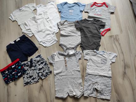 Letné oblečenie 3-6mes., 68–80