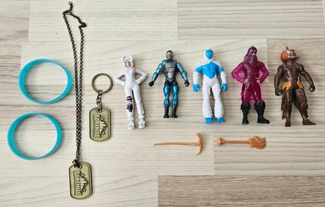 Fortnite postavičky, kľúčenka, retiazka, náramky,