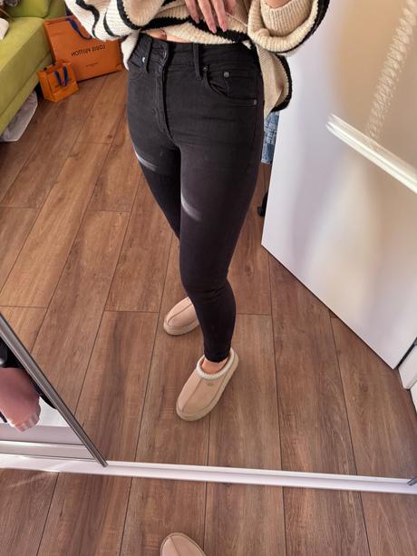 H&m čierne rifle, h&m,s