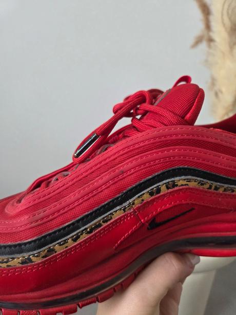 Nike airmax 97 leopard pack university red 39,5-40, nike,40