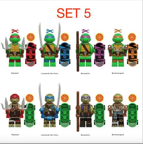 Mix postavičiek - typ lego - nové, nehrané,