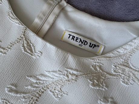 Trend up biele púzdrové šaty, l