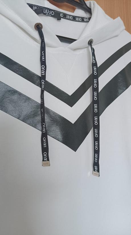 Krásne biele mikinové šaty liu jo, liu jo,m