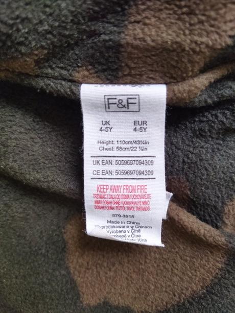 Bunda top stav ako nova, f&f,110