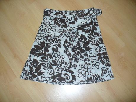 Sukňa béžovo-hnedá na leto 38, h&m,38