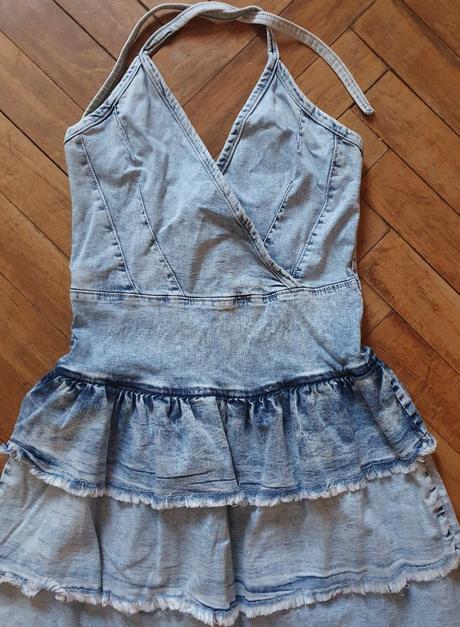 Dievčenské šaty riflové, 170