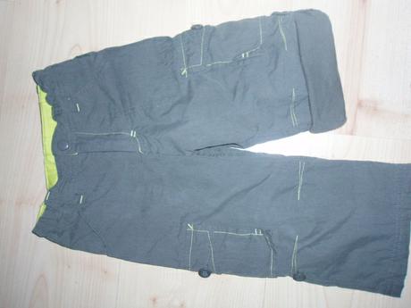 1x prané podšité nohavice, tup tup,86