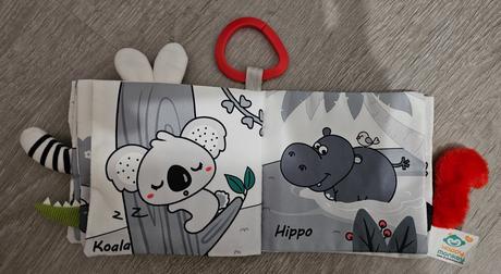 Senzorická knižka  kráľovstvo zvierat, 