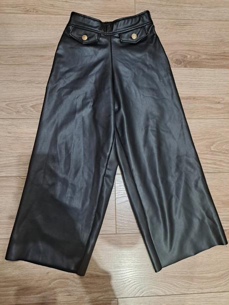 Koženkové nohavice zara, zara,128