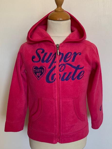 United kids war ružová mikina s kapucňou, 122