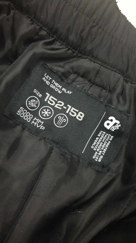 Detské lyžiarske nohavice , zn. authority top stav, authority,158