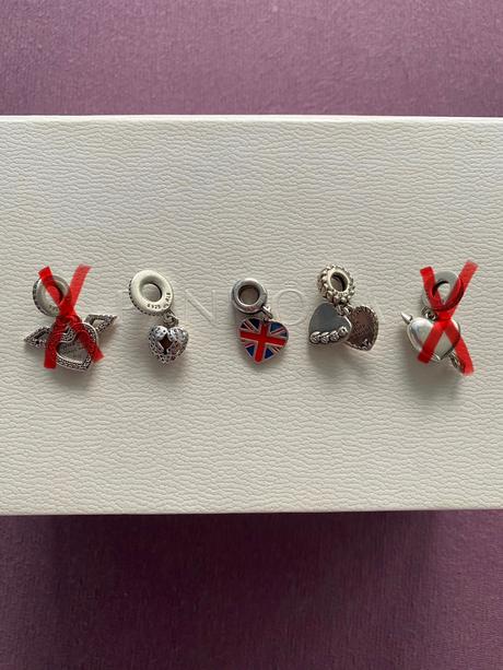 Pandora privesky srdiečka, pandora