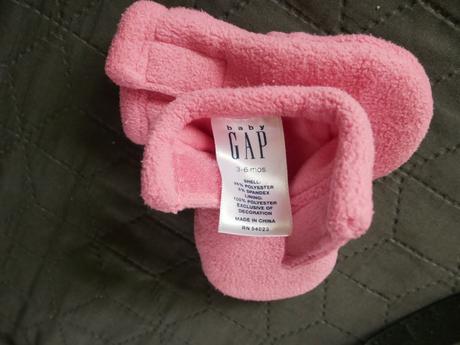 Flísove rukavičky s lepákom, gap,68