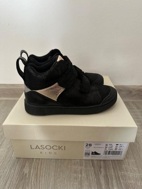 Dievčenské kožené topánky lasocki, lasocki,28