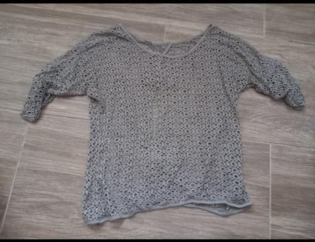 Priesvitný top s/m, s