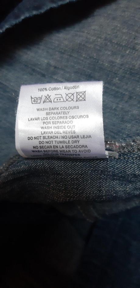 Riflova vesticka, denim,42