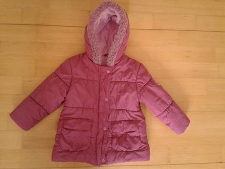 Ružová zimná bunda, c&a,98