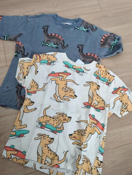 Zara tričká 2pack plus zdarma 98-104, zara,104