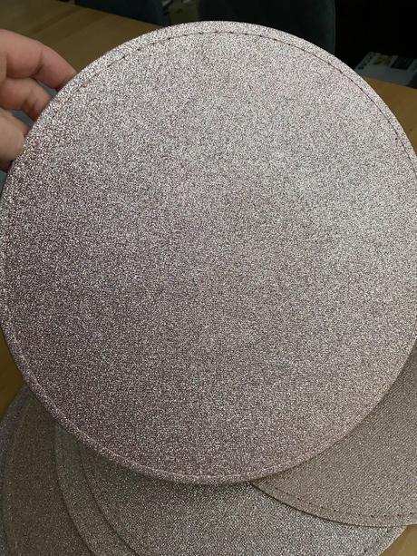 Trblietavé podložky - slávnostné prestieranie 6 x, 